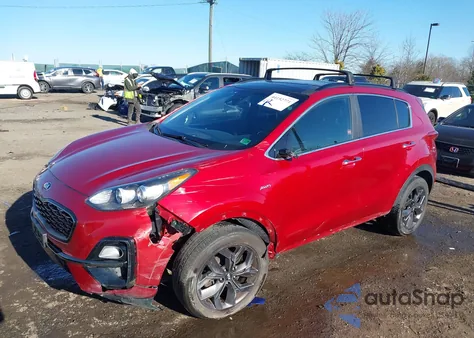 2020 Kia Sportage S from USA, damaged, VIN KNDP6CAC8L7659432